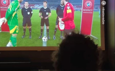 ხვიჩა კვარაცხელიას შვილის რეაქცია, მამის ეკრანზე დანახვისას, ვიდეო რომელიც ცოტახნის წინ გავრცელდა (ვიდეო)