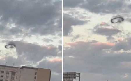 ფრთხილად იყავით ცაზე იდუმალი შავი რგოლი გამოჩნდა, რომელმაც მოქალაქეები შეაშინა - რა ჩანს კადრებში, რომლებიც დისნეილენდის თავზე დააფიქსირეს?