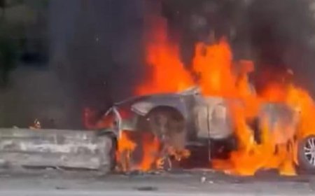 უმძიმესი ავარია ქობულეთის შემოვლით გზაზე: შეჯახების შედეგად მანქანას ცეცხლი გაუჩნდა და დაიწვა – დაღუპულია 4 ადამიანი 😭😭😭 ნახეთ დეტალები კომენტარში👇👇👇