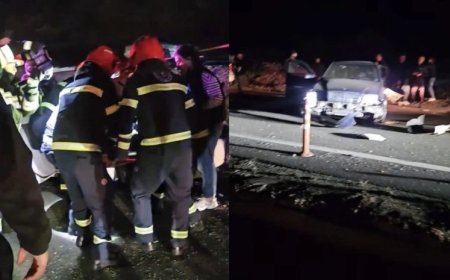 ადგილზე სამაშველო ჯგუფია მობილიზებული! ახლახანს ძლიერი ავარია მოხდა.