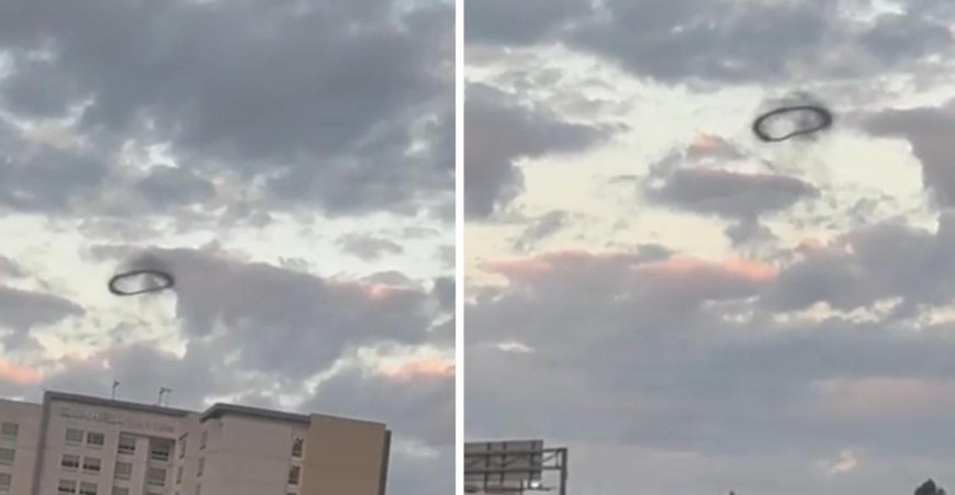 ფრთხილად იყავით ცაზე იდუმალი შავი რგოლი გამოჩნდა, რომელმაც მოქალაქეები შეაშინა - რა ჩანს კადრებში, რომლებიც დისნეილენდის თავზე დააფიქსირეს?