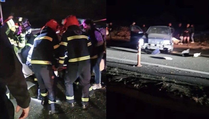 ადგილზე სამაშველო ჯგუფია მობილიზებული! ახლახანს ძლიერი ავარია მოხდა.