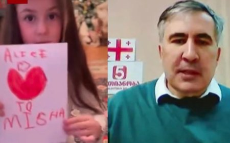 ვიდეო რომელიც აგატირებთ, “დაბადების დღეს გილოცავ, მამიკო, მიყვარხარ და მენატრები" - როგორ ულოცავს მიხეილ სააკაშვილს დაბადების დღეს ელის-მარია (ვიდეო)