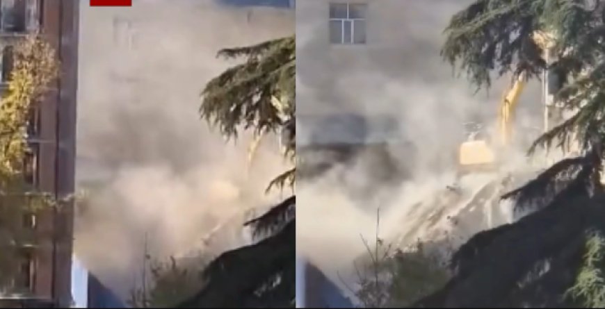 ფრთხილად იყავით კადრები ახლახანს არის გადაღბული რა ხდება მოსკოვის გამზირის 9 ნომერში? - ვრცელდება საგანგაშო კადრები