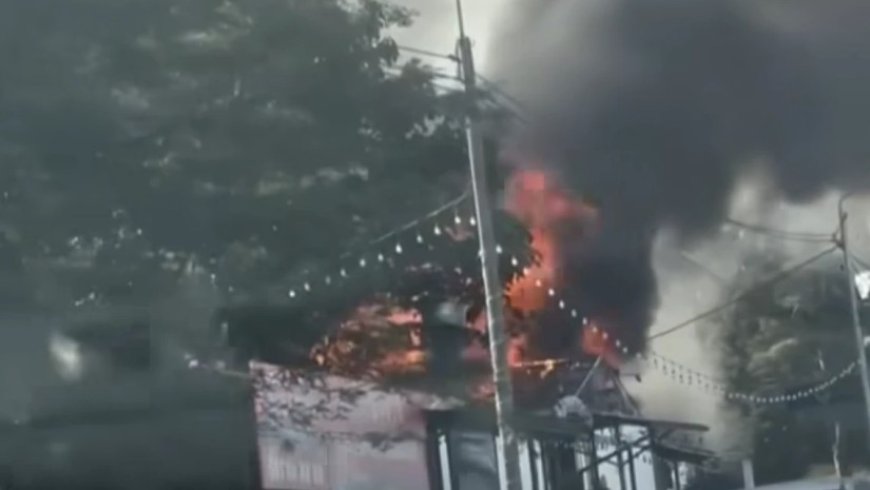 ვაიმე რახდება? თბილისში "ჯინოსთან" ხანძარი იყო - დაშავებულთა მდგომარეობა უცნობია, ვრცელდება მძიმე კადრები  (ვიდეო)