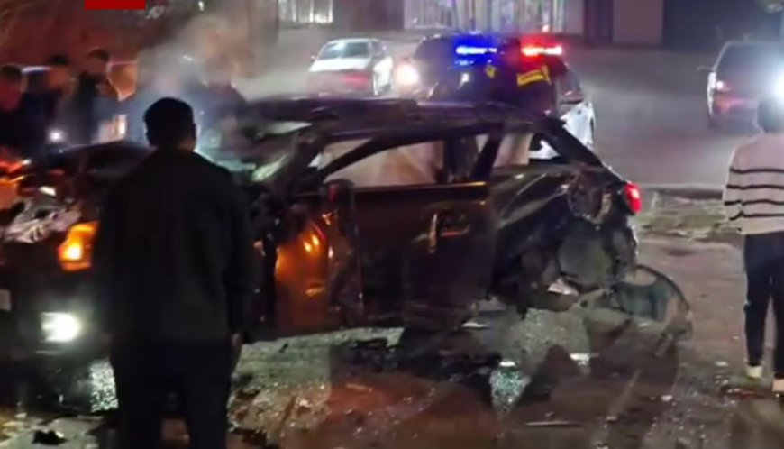 საშინელება დატრიალდა ეს რახდება ღმერთო , ვრცელდება გვიან ღამით მომხდარი უმძიმესი ავარიის კადრები მარნეულიდან, საშინელება დატრიალდა ეს რახდება ღმერთო (ვიდეო)