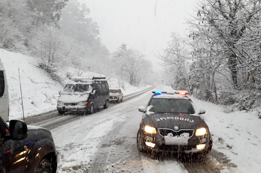 ახლახანს , გაფრთხილება მძღოლებს -⭕ ტემპერატურა -17 გრადუსამდე დაეცემა! – გაფრთხილება მძღოლებს ამინდის შესახებ