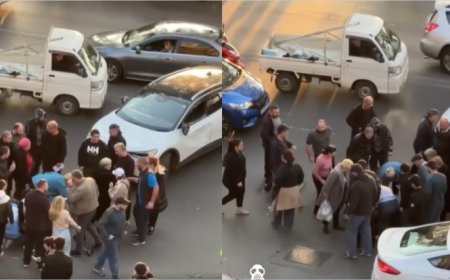 ღმერთო თვალებს ვერ ვუჯერებ ეს ხდება ამ წუთებში, ცოტნე დადიანის ქუჩაზე - კადრები სოციალურ ქსელში ვრცელდება (ვიდეო)