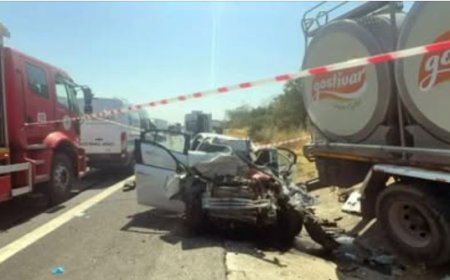 მასშტაბური ავარია – შემთხვევას მსუბუქ ავტომობილში მყოფი ყველა ადამიანი ემსხვერპლა (ვიდეო)